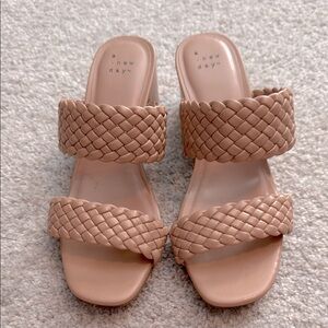 Braided Slip On Heel NEW